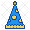 Hat Party Celebration Christmas Fun Icon
