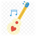 Guitar Heart Music Icon