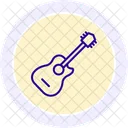 Guitar Line Icon Icon