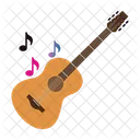 Guitar Kawaii Song Music Icon
