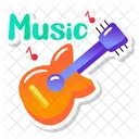 Guitar Music Icon