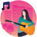 Guitar Performance Guitarist Guitar Player Icon