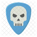 Guitar Pick Skull Icon