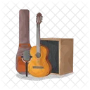 Guitare  Icône