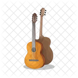 Guitare  Icône