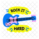 Guitare Basse Instrument Icône