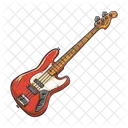 Guitare basse  Icône