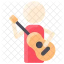 Film Guitarist Singing Icon