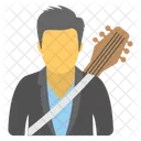 Guitarist Guitar Player Icon