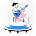 Guitarist Bass Musician Icon
