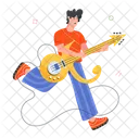Guitarist Guitar Player Rock Guitar アイコン