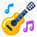 Guitarra Educacion Escuela Secundaria Icon