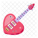 Un Diseno Vectorial Plano De Guitarra Icono