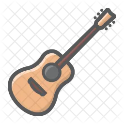 Guitarra acustica  Icono