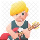 Guitarrista Musico Cantante Icono