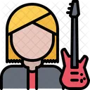 Guitarrista feminina  Ícone