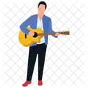 Guitarrista Compositor Musical Musico Ícone