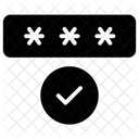 Gültiges Passwort  Symbol