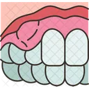 Gum Swollen Inflammation Icon