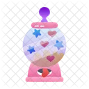 Gumball Machine Dispenser Candies Icon