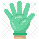 Gummi Handschuh Latex Symbol