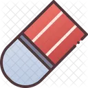 Gummi Radiergummi Klar Symbol