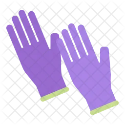 Gummihandschuhe  Symbol