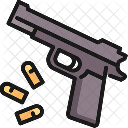 gun icon of colored outline style available in svg png eps ai icon fonts gun icon