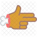 Gun Hand Bone Icon