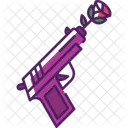 Gun and rose  Icon