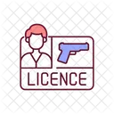 Gun Control Licence Icon