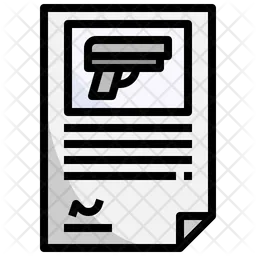 Gun License  Icon