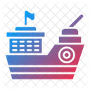 Ship Armed Watercraft Icon