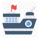 Ship Armed Watercraft Icon