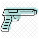 Guns Color Shadow Thinline Icon Icon