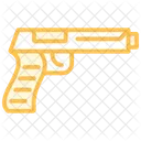 Guns Duotone Line Icon Icon