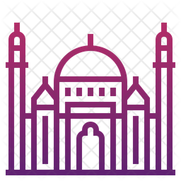 Gurbanguly Hajji Mosque Icon Of Gradient Style Available In Svg Png Eps Ai Icon Fonts