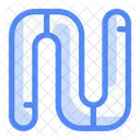 Gusano Gomoso Dulce Postre Icono