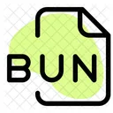 BUN Datei Audiodatei Audioformat Icon