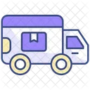 Lastkraftwagen Lieferservice Lieferwagen Symbol