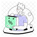 Gutscheine anbieten  Symbol
