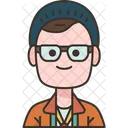 Guy Man Hipster Icon