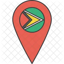 Guyana Flag Icon