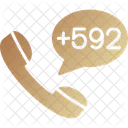 Guyana Dial Code  Icon