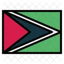 Guyana Flag  Icon