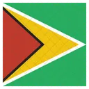 Guyana Staatsangehoriger Land Symbol