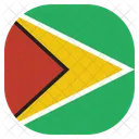 Guyana Staatsangehoriger Land Symbol