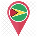 Guyana Flagge Symbol