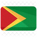 Guyana Flagge Land Symbol