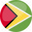 Guyana Flag Country Icon